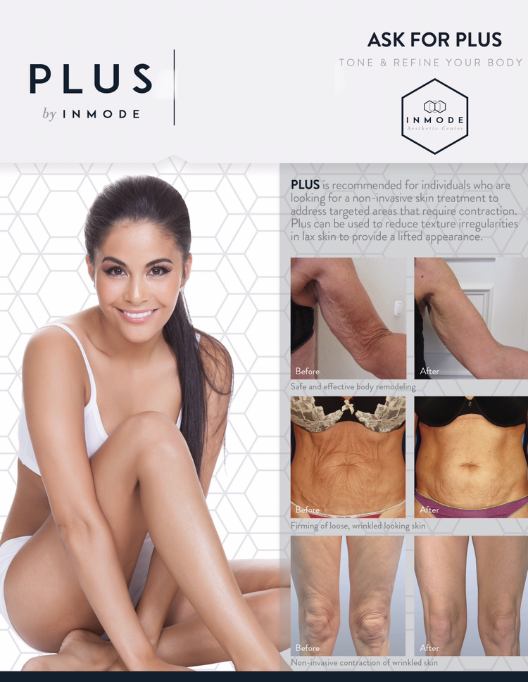 Forma Plus brochure with before & after images